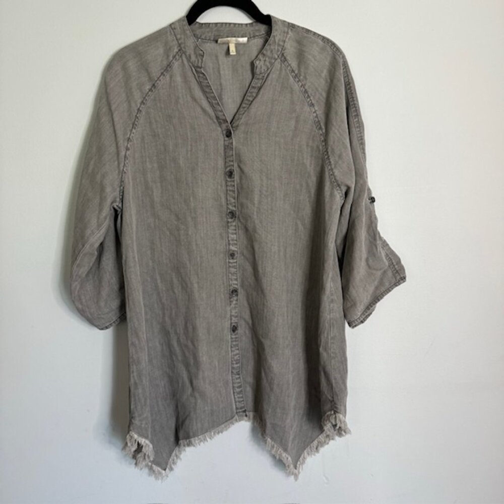 Hester & Orchard Women's Asymmetrical Blouse Size Small